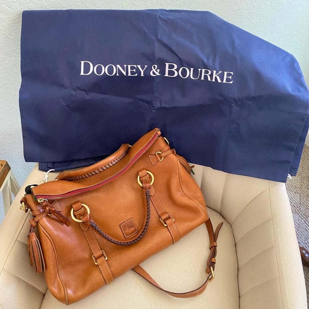 Dooney & Bourke Florentine satchel, natural